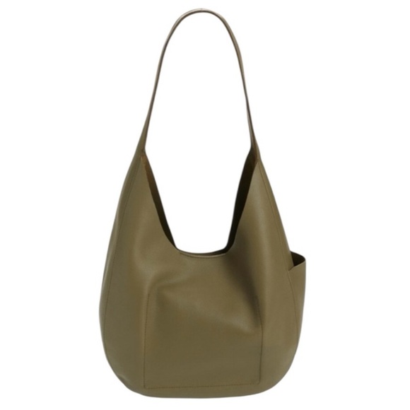 Madewell The Oversized Shopper Bag, Olive - Picture 3 of 10